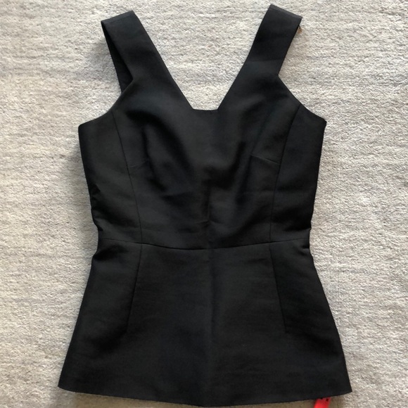NWT Kate Spade Bow-Back Peplum Top - Picture 4 of 6